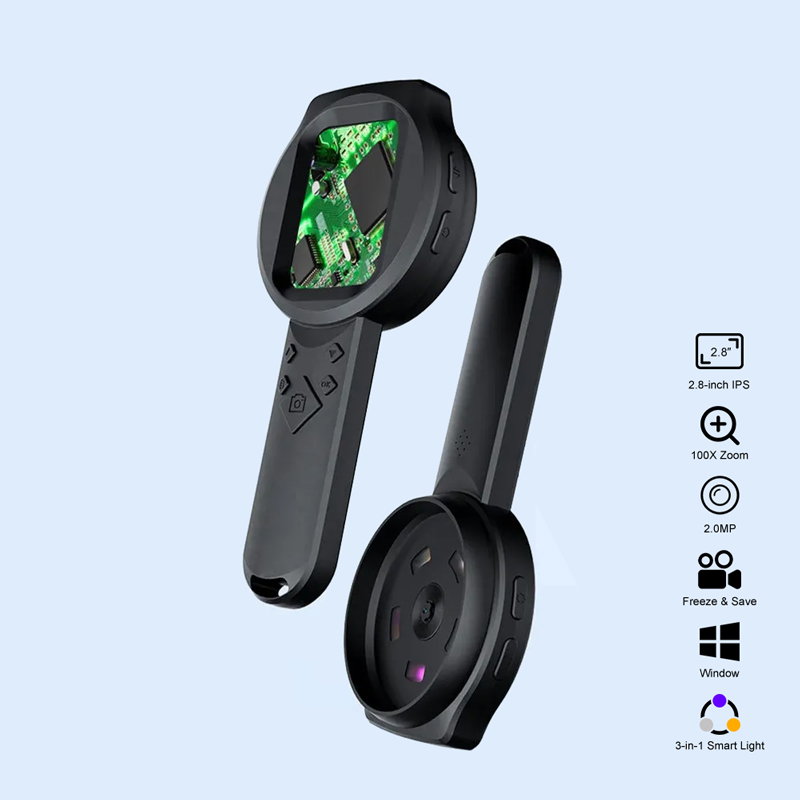 Electronics Repair Glasses - 휴대용 스마트 돋보기 현미경 1080P 100X