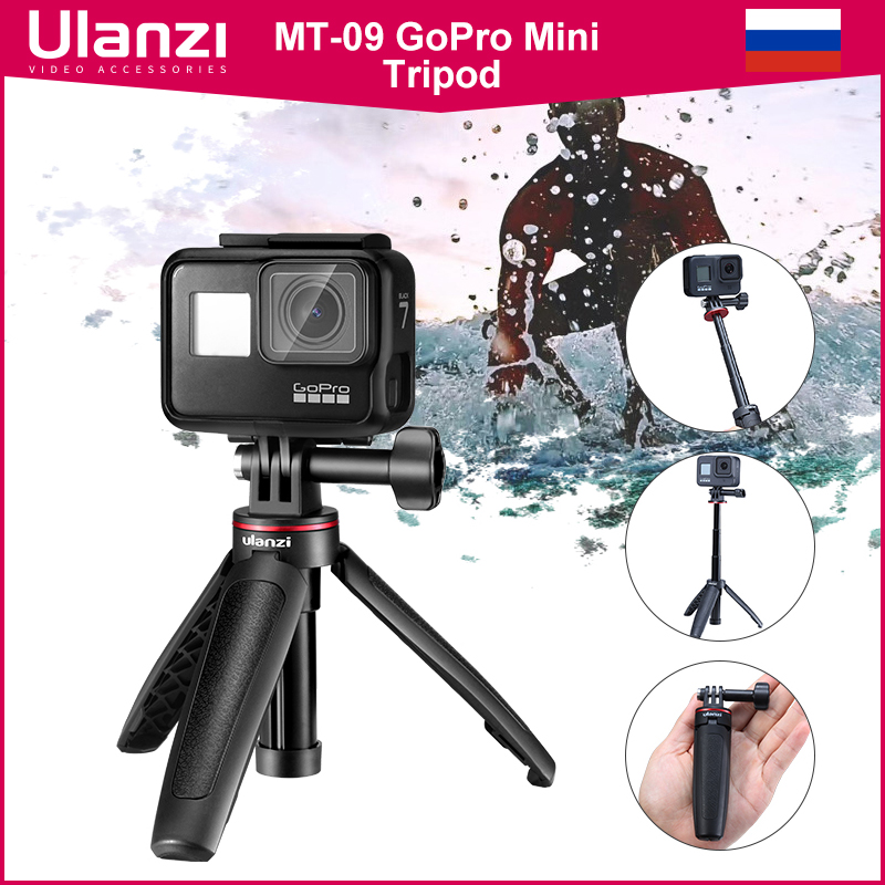 Gopro Action Camera Hero 11 Black - Ulanzi MT-09 확장 고프로 브이로그 삼각대