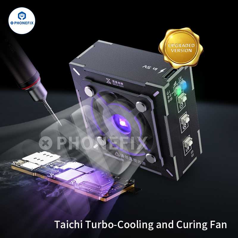 Electronics Repair Business - Qianli MEGA-IDEA 터보 냉각 UV 경화