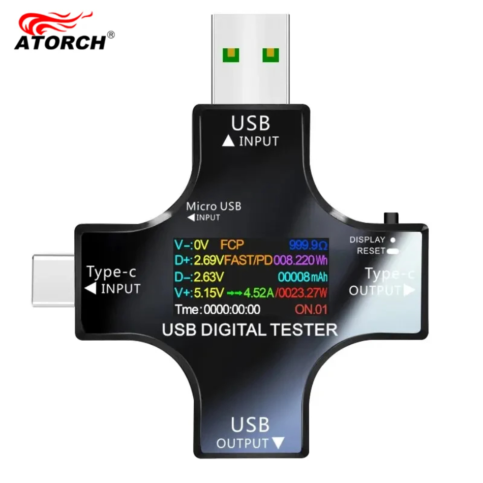 Usb Ammeter Tester - USB 테스터 DC 타입-C PD 디지털