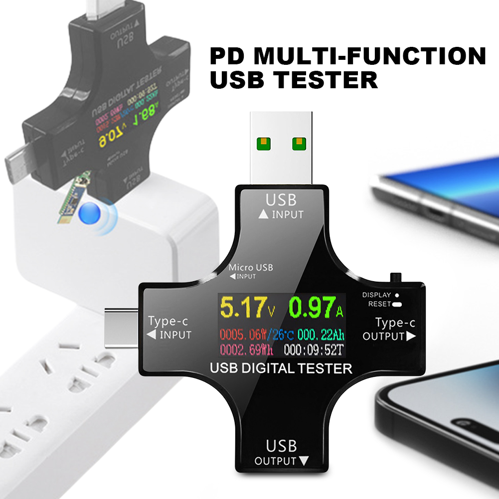 Usb Ammeter Tester - USB 테스터 Type-C PD 컬러 디지털