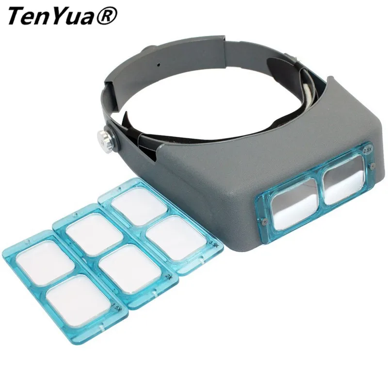 Electronics Repair Glasses - TenYua 1.5x 2x 2.5x 3.5x 머리