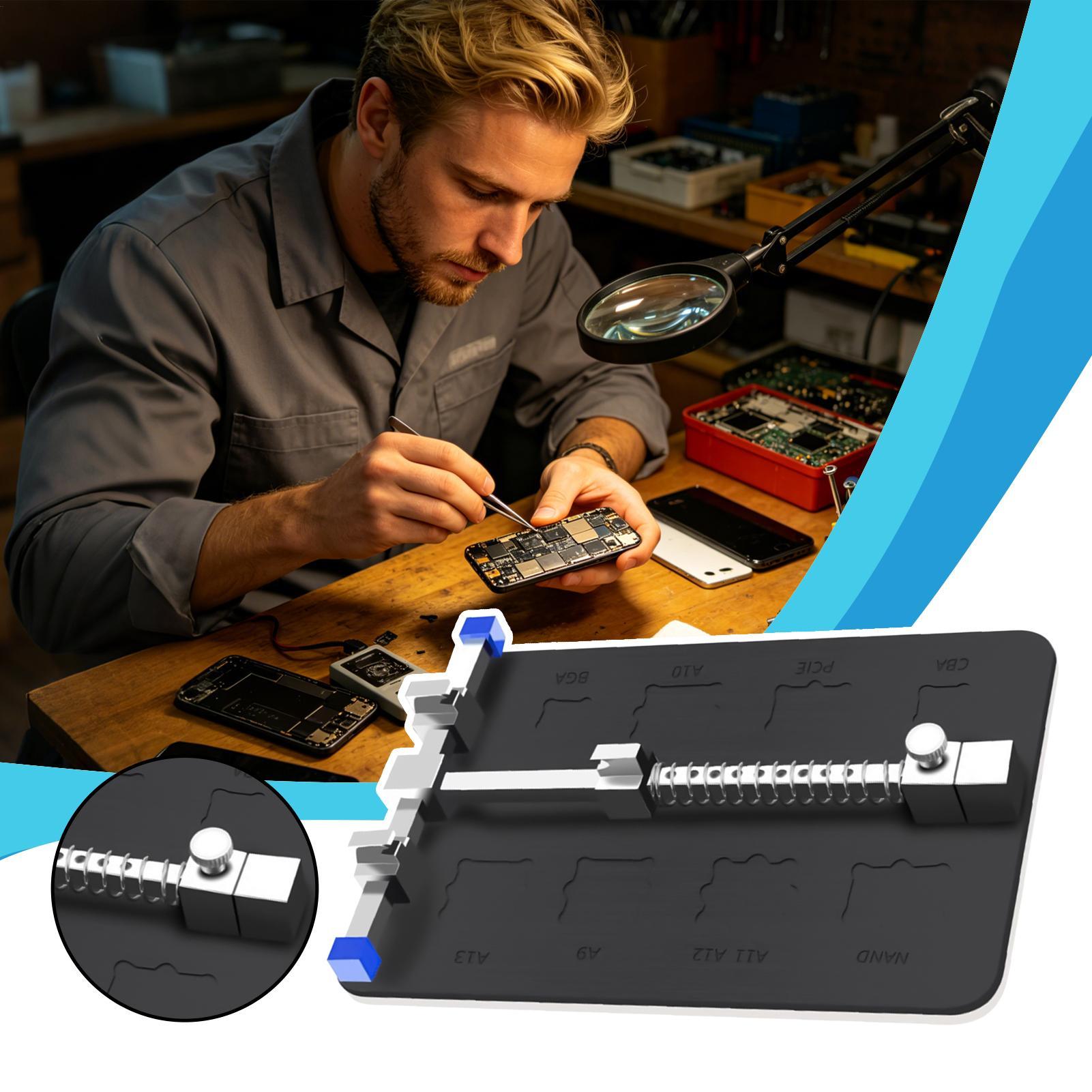 Electronics Repair For Beginners - PCB 보드 홀더 조정 가능한 마더보드