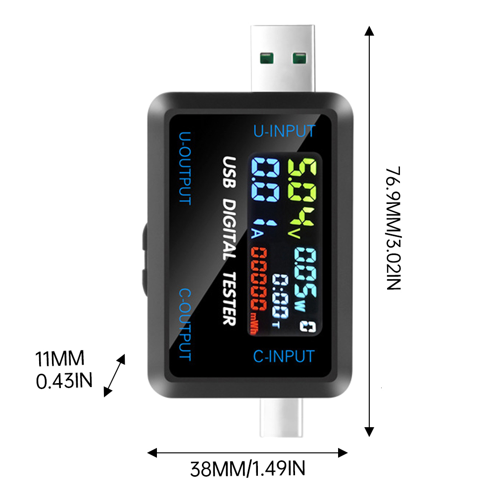USB 테스터 10 in 1 DC 디지털 볼트미터 전류 - Usb Ammeter Tester 리뷰 및 가격