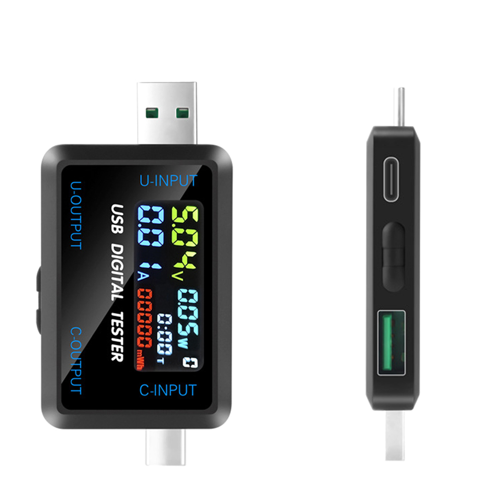 USB 테스터 10 in 1 DC 디지털 볼트미터 전류 - Usb Ammeter Tester 리뷰 및 가격