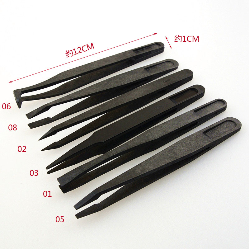 정전기 방지 탄소 섬유 핀셋 키트 ESD 플라스틱 핀셋 - Electronics Repair Tool Kit 리뷰 및 가격
