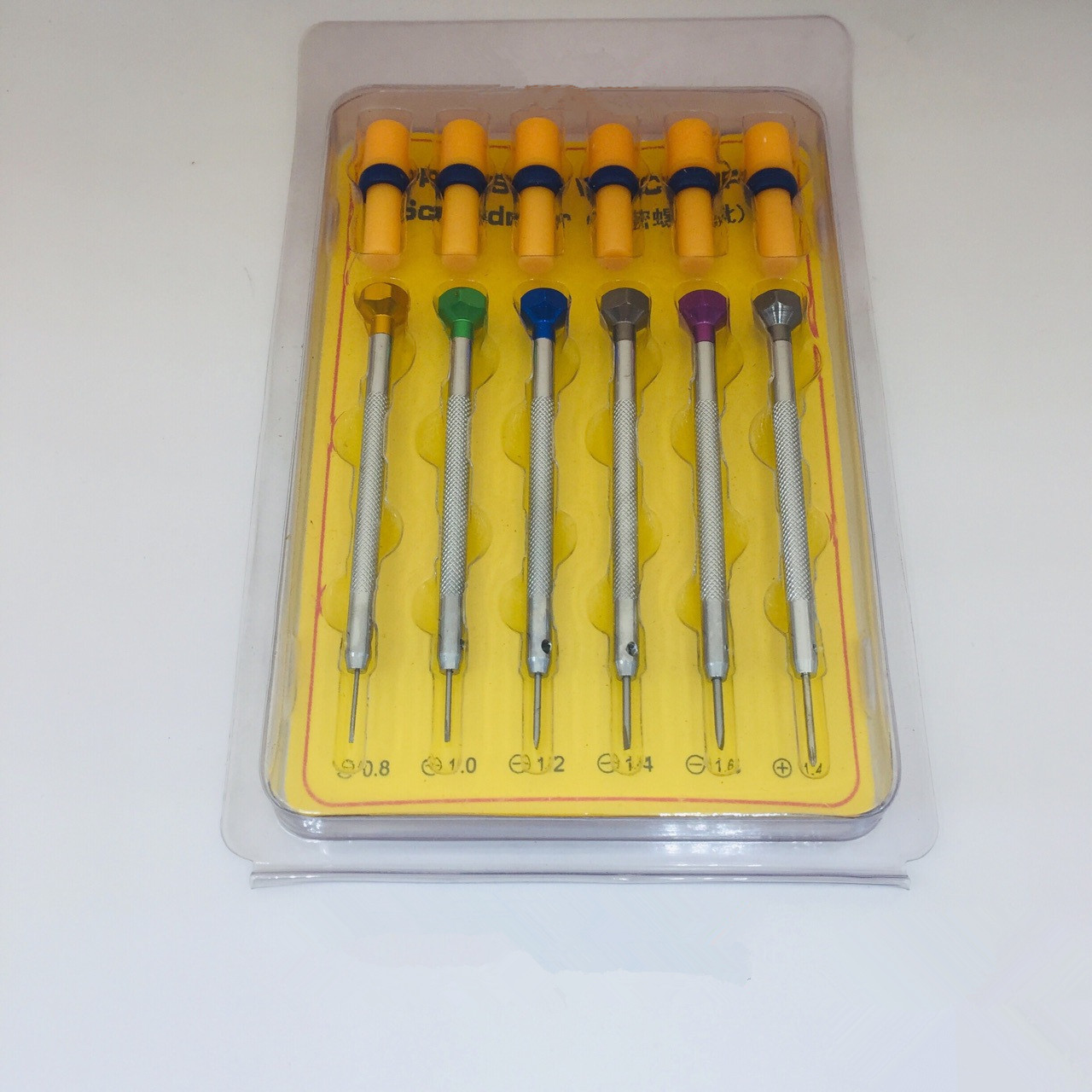 6개의 정밀 드라이버 세트 0.8-1.6mm 일자형 및 - Electronics Repair Tool Kit 리뷰 및 가격
