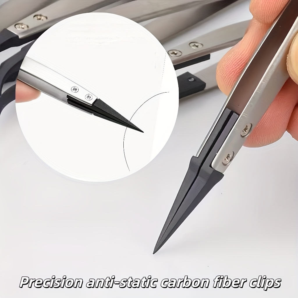 2개 ESD-259 정전기 방지 핀셋 세트 전자 제품  - Electronics Repair Tools And Equipment 리뷰 및 가격