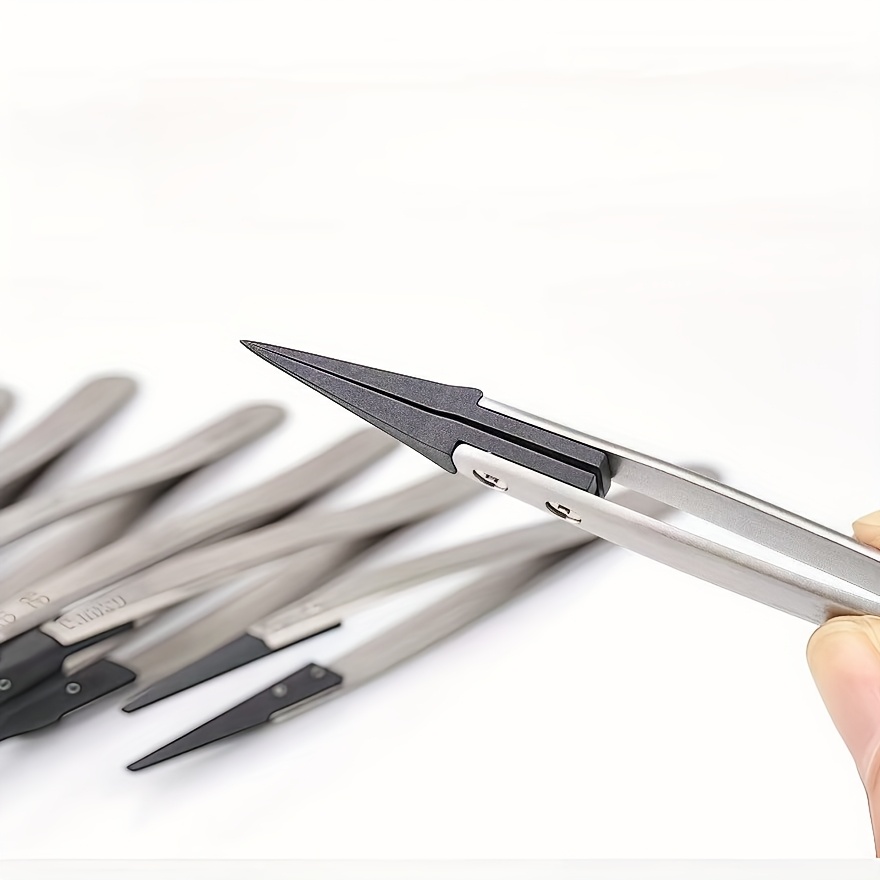 2개 ESD-259 정전기 방지 핀셋 세트 전자 제품  - Electronics Repair Tools And Equipment 리뷰 및 가격