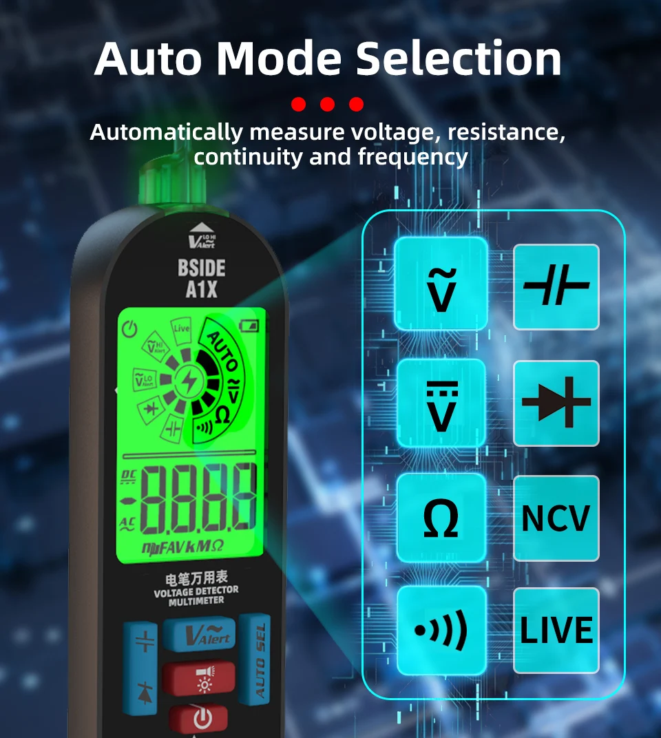 BSIDE A1/A1X 스마트 디지털 멀티미터 전자 U - Usb Ammeter Tester 리뷰 및 가격