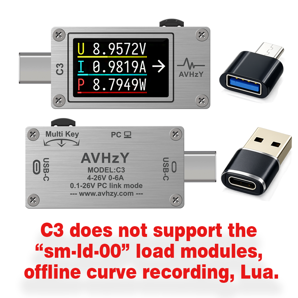 AVHzY USB 3.1 전력계 디지털 멀티미터 전류  - Usb Ammeter Tester 리뷰 및 가격