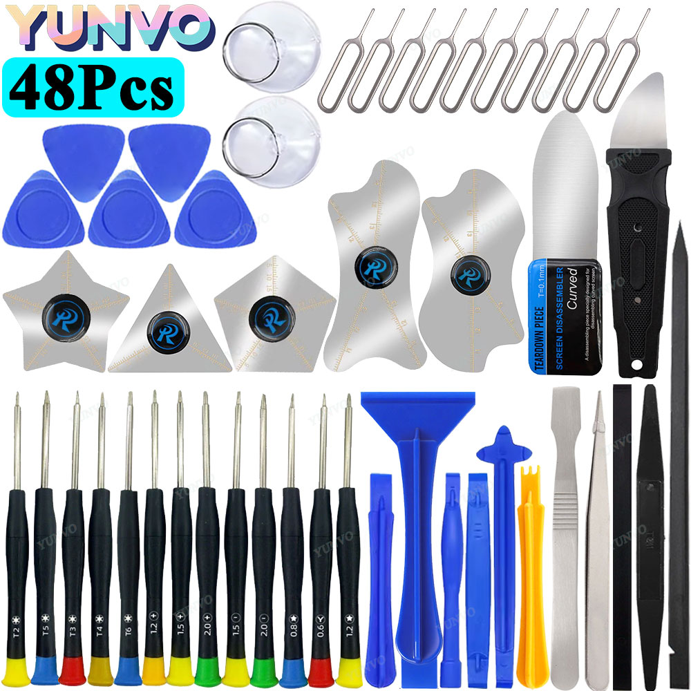 10-48개 정밀 자석 드라이버 세트 전문 전자 분해  - Electronics Repair Tool Kit 리뷰 및 가격