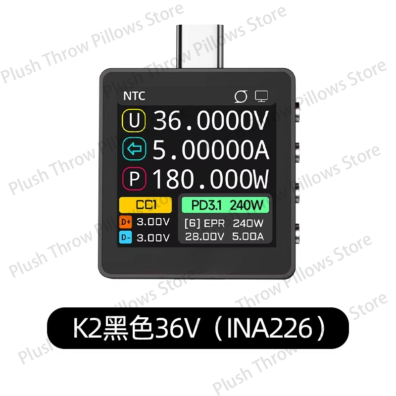 K2 테스터 파워 미터 USB 전압계 전류계 PD3.1 - Usb Ammeter Tester 리뷰 및 가격