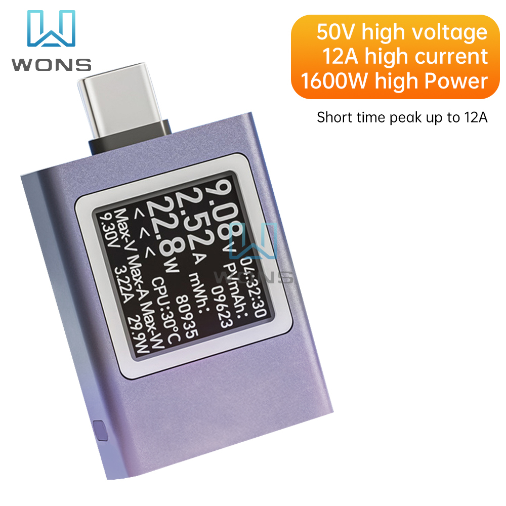 USB C 타입 테스터 전압계 전류계, 다기능 고속 충 - Usb Ammeter Tester 리뷰 및 가격