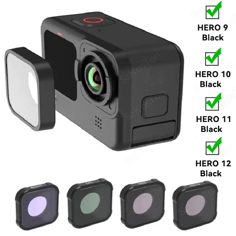 CPL UV ND8 ND16 ND32 ND 필터 키트  - Gopro Action Camera Hero 11 Black 리뷰 및 가격