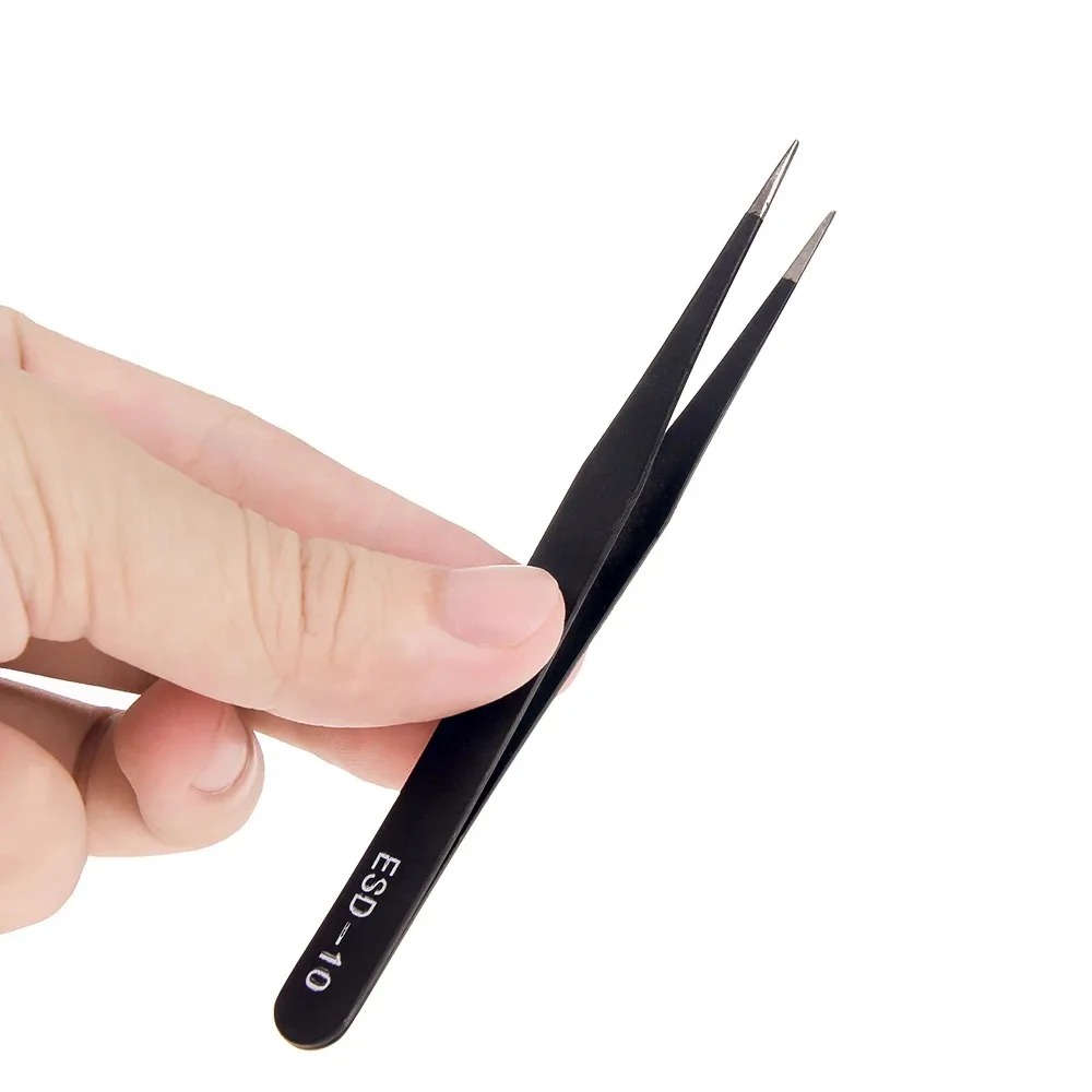 6PCS 정밀 핀셋 세트 ESD 정전기 방지 스테인리스 - Electronics Repair Tools And Equipment 리뷰 및 가격