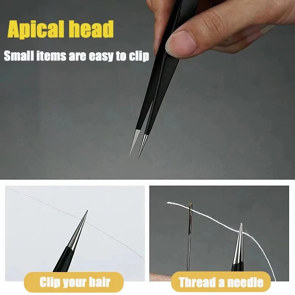 6PCS 정밀 핀셋 세트 ESD 정전기 방지 스테인리스 - Electronics Repair Tools And Equipment 리뷰 및 가격