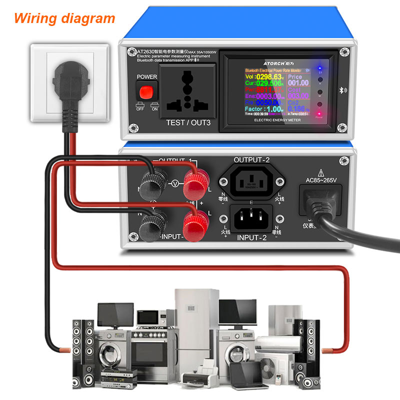 AT2630 AC 전류계 전압계 디지털 전력계 소켓 전 - Usb Ammeter Tester 리뷰 및 가격