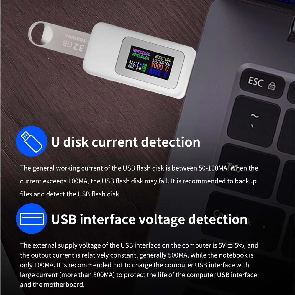 10 in 1 USB 테스터 DC 디지털 전압계 전류계 - Usb Ammeter Tester 리뷰 및 가격